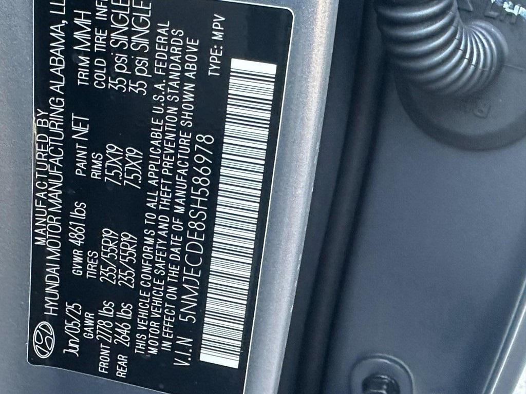 new 2025 Hyundai Tucson car, priced at $41,618