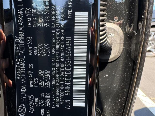 new 2025 Hyundai Tucson car, priced at $39,505