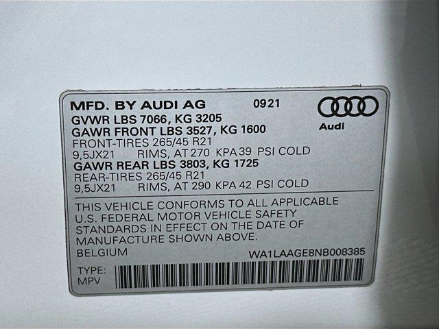 used 2022 Audi e-tron car, priced at $26,597
