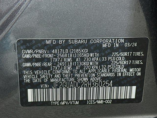 used 2024 Subaru Crosstrek car, priced at $27,397