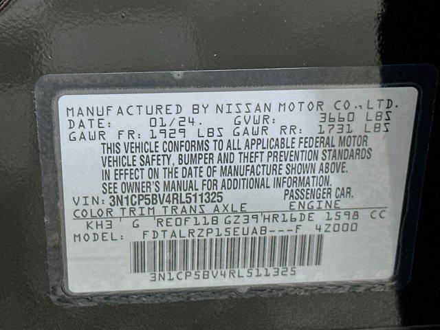 used 2024 Nissan Kicks car, priced at $18,197