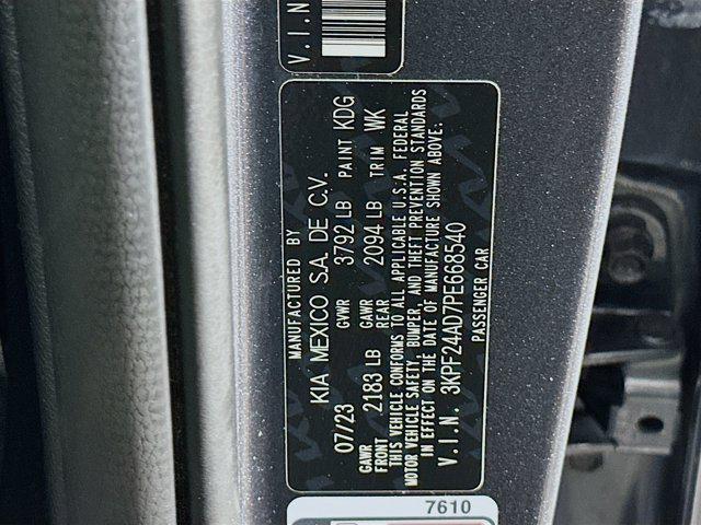 used 2023 Kia Forte car, priced at $17,996