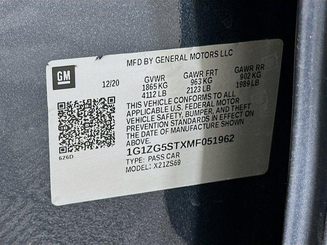 used 2021 Chevrolet Malibu car, priced at $14,997