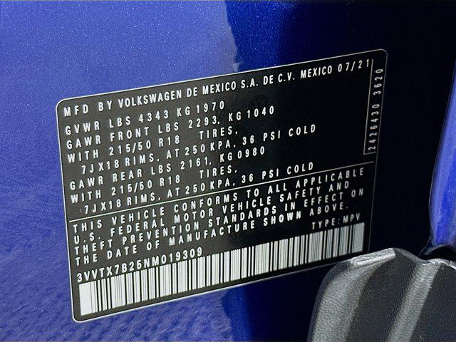 used 2022 Volkswagen Taos car, priced at $20,397