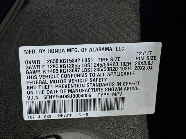 used 2018 Honda Pilot car, priced at $21,699