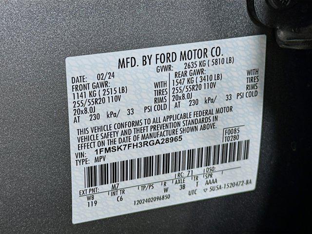 used 2024 Ford Explorer car, priced at $27,797