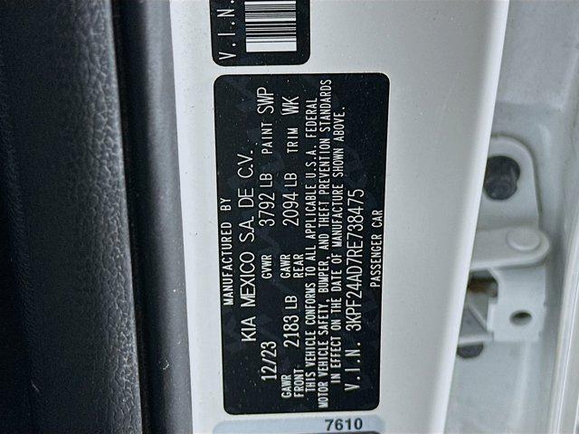 used 2024 Kia Forte car, priced at $15,996