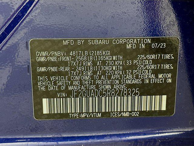 used 2024 Subaru Crosstrek car, priced at $23,487