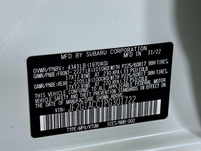 used 2023 Subaru Crosstrek car, priced at $22,997