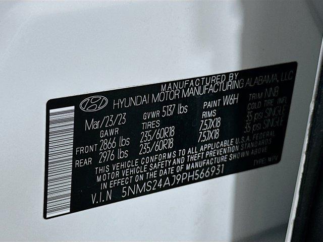 used 2023 Hyundai Santa Fe car, priced at $20,197