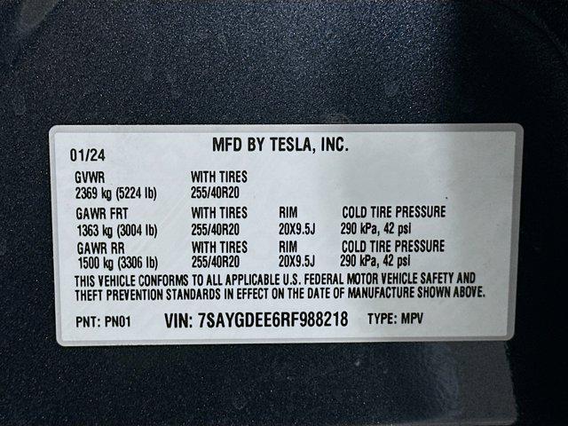 used 2024 Tesla Model Y car, priced at $35,397