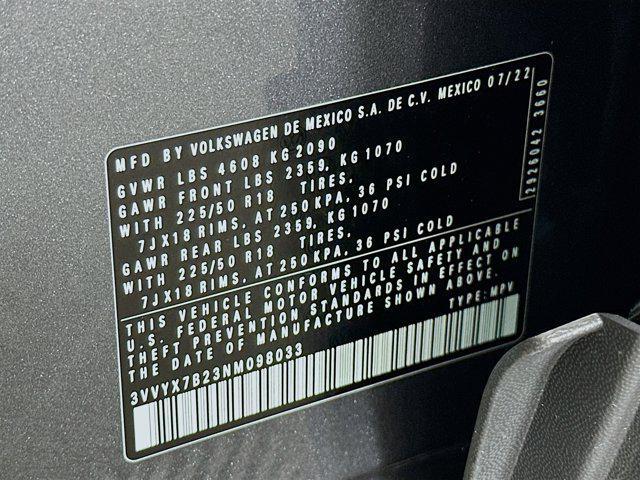 used 2022 Volkswagen Taos car, priced at $20,696