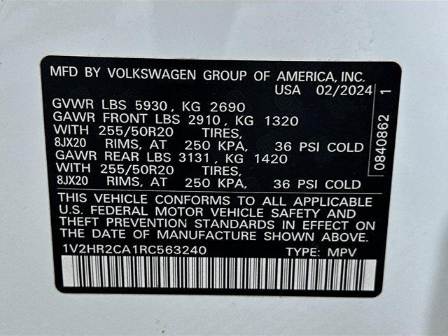 used 2024 Volkswagen Atlas car, priced at $28,997