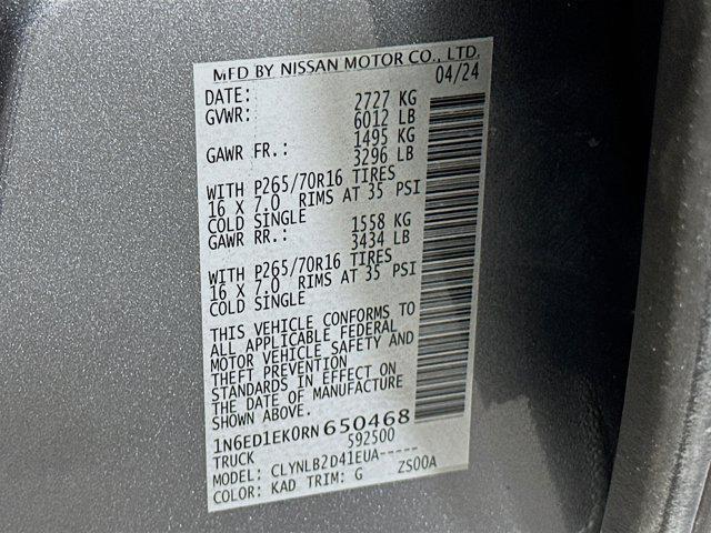 used 2024 Nissan Frontier car, priced at $28,497