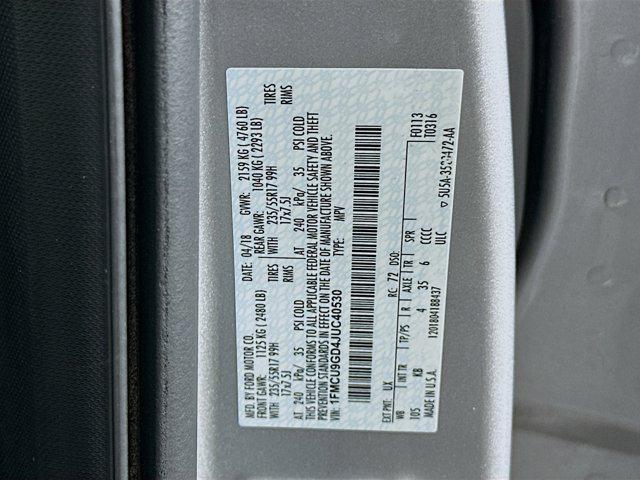 used 2018 Ford Escape car, priced at $10,899