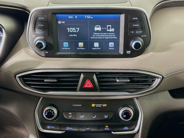 used 2019 Hyundai Santa Fe car, priced at $15,496