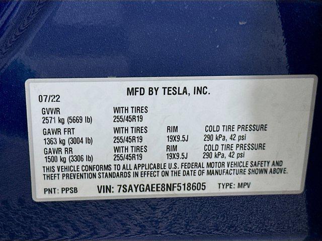 used 2022 Tesla Model Y car, priced at $26,997