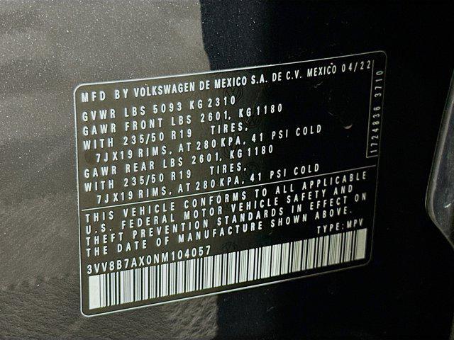 used 2022 Volkswagen Tiguan car, priced at $22,997