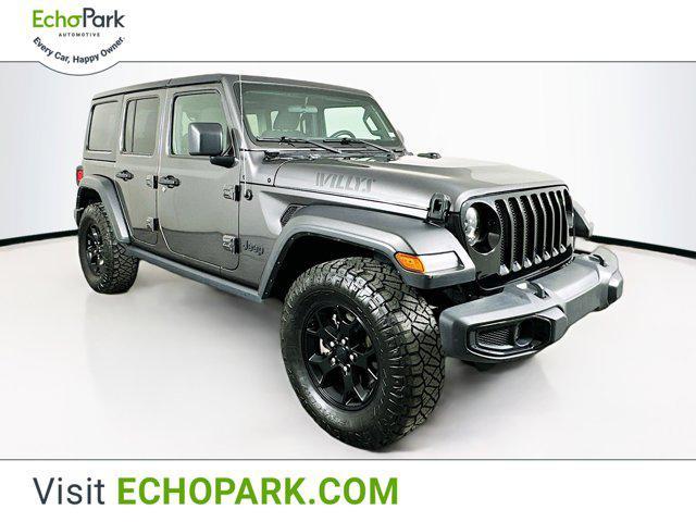 used 2021 Jeep Wrangler Unlimited car, priced at $27,189