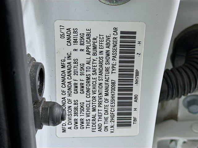 used 2017 Honda Civic car, priced at $15,996