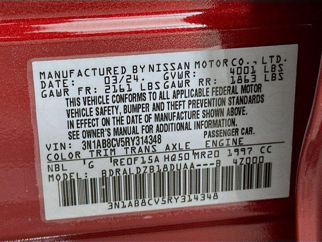 used 2024 Nissan Sentra car, priced at $18,687