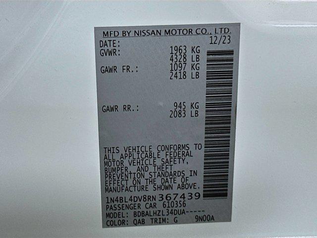 used 2024 Nissan Altima car, priced at $18,487