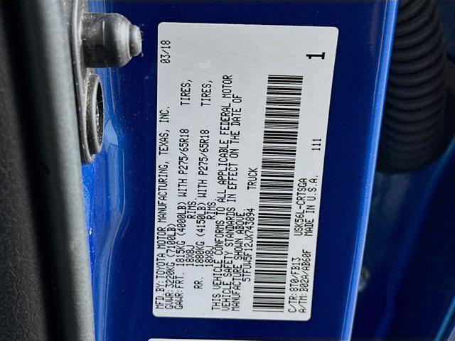 used 2018 Toyota Tundra car, priced at $31,299