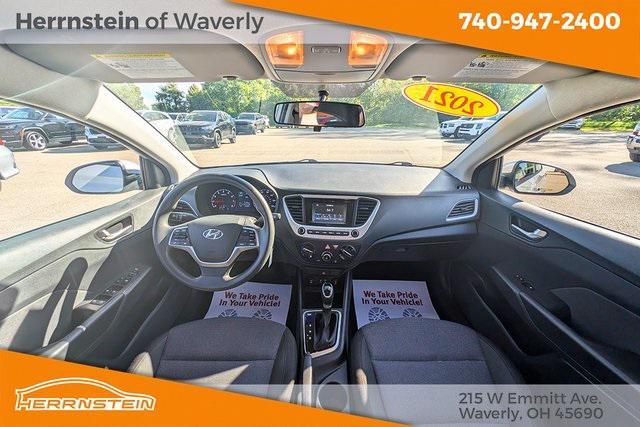 used 2021 Hyundai Accent car, priced at $16,776