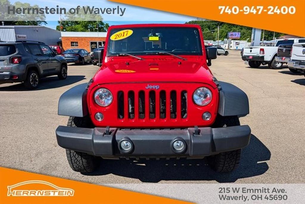 used 2017 Jeep Wrangler Unlimited car, priced at $20,245