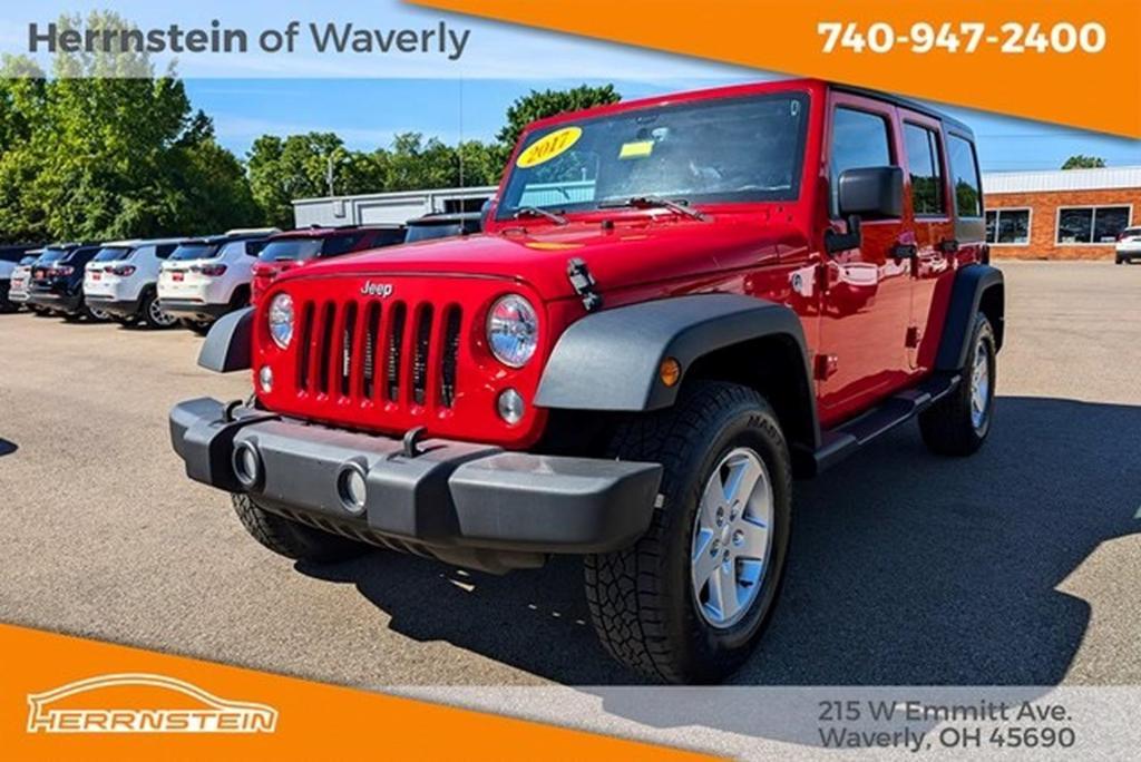 used 2017 Jeep Wrangler Unlimited car, priced at $20,245