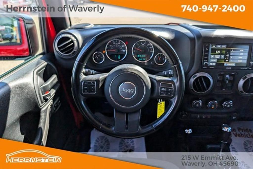 used 2017 Jeep Wrangler Unlimited car, priced at $20,245