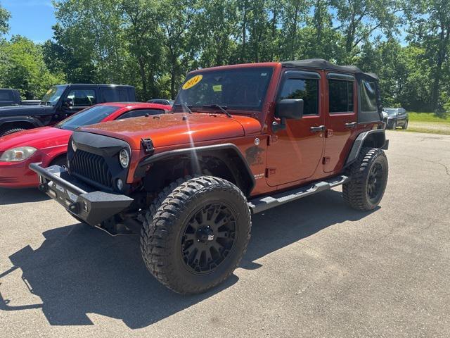 used 2014 Jeep Wrangler Unlimited car, priced at $18,193