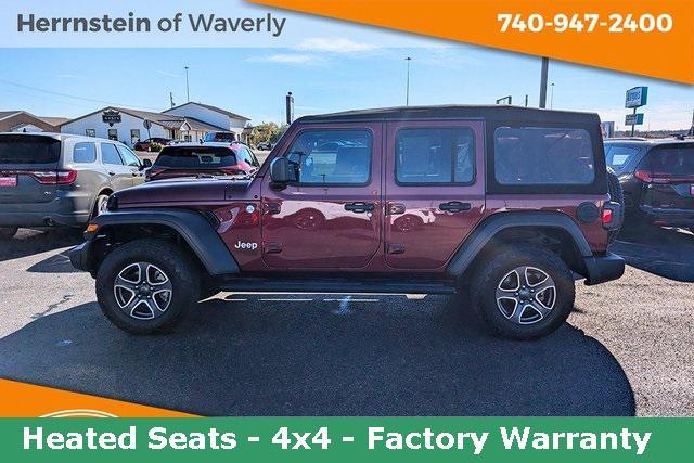 used 2021 Jeep Wrangler Unlimited car, priced at $27,040