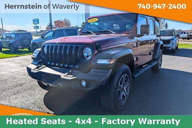 used 2021 Jeep Wrangler Unlimited car, priced at $27,040