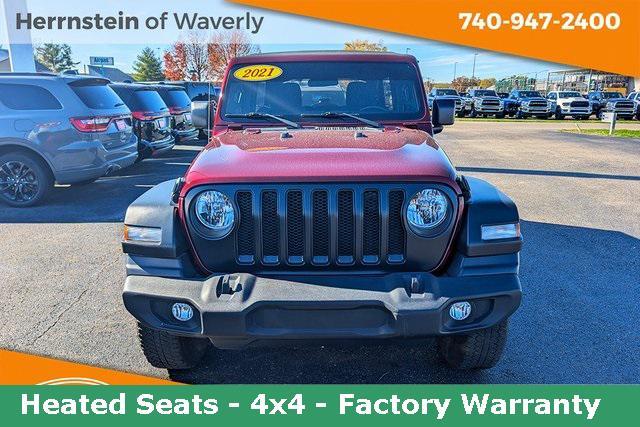 used 2021 Jeep Wrangler Unlimited car, priced at $27,040