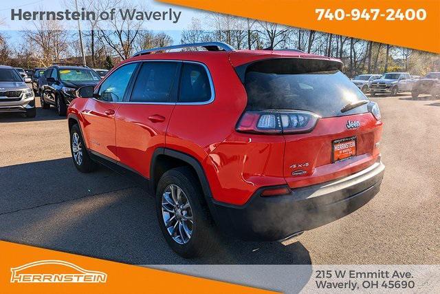 used 2021 Jeep Cherokee car, priced at $27,057