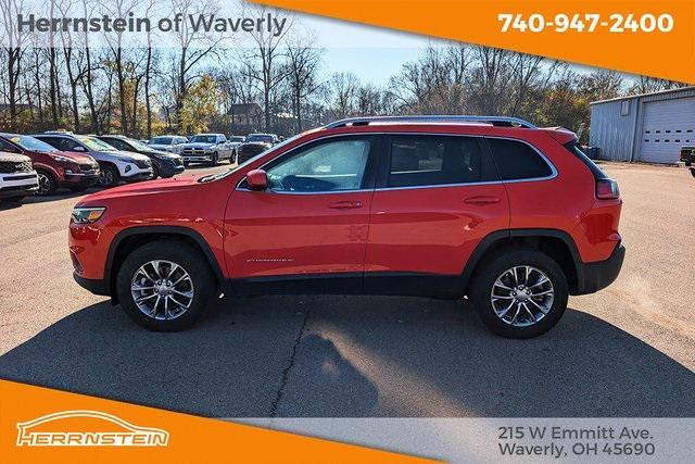 used 2021 Jeep Cherokee car, priced at $27,057