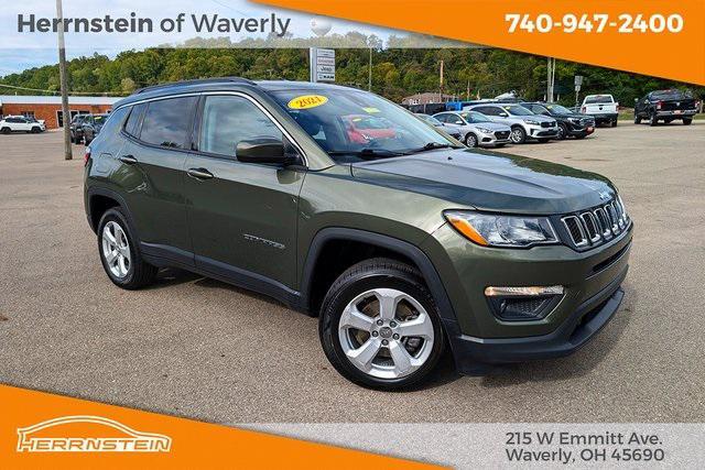 used 2021 Jeep Compass car, priced at $22,544