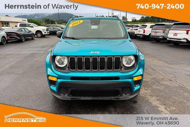 used 2021 Jeep Renegade car, priced at $13,076