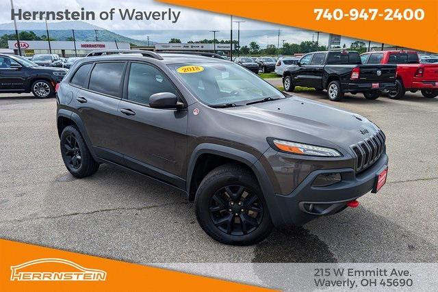 used 2018 Jeep Cherokee car, priced at $19,038