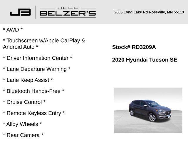 used 2020 Hyundai Tucson car