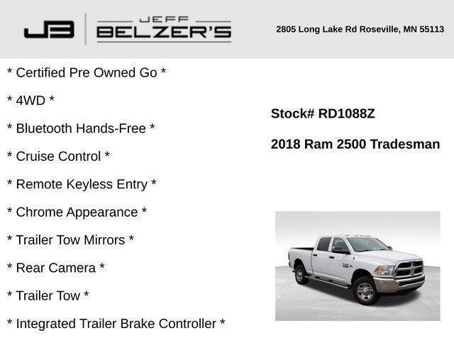used 2018 Ram 2500 car, priced at $31,743