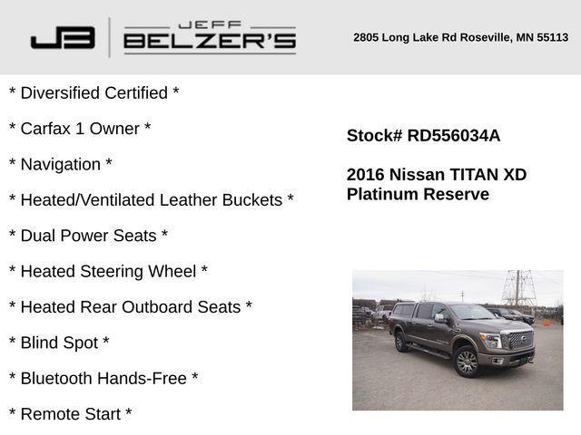 used 2016 Nissan Titan XD car, priced at $22,555