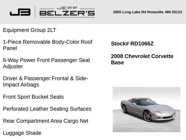 used 2008 Chevrolet Corvette car, priced at $25,375