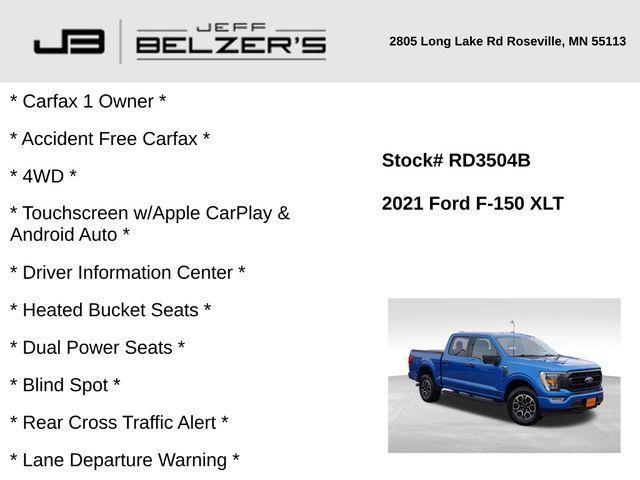 used 2021 Ford F-150 car, priced at $35,867
