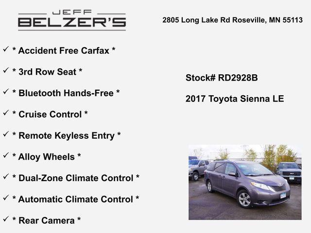 used 2017 Toyota Sienna car, priced at $19,864