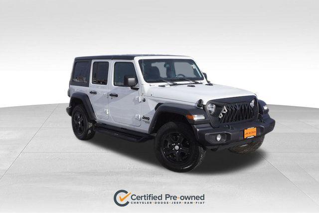 used 2021 Jeep Wrangler Unlimited car, priced at $28,556