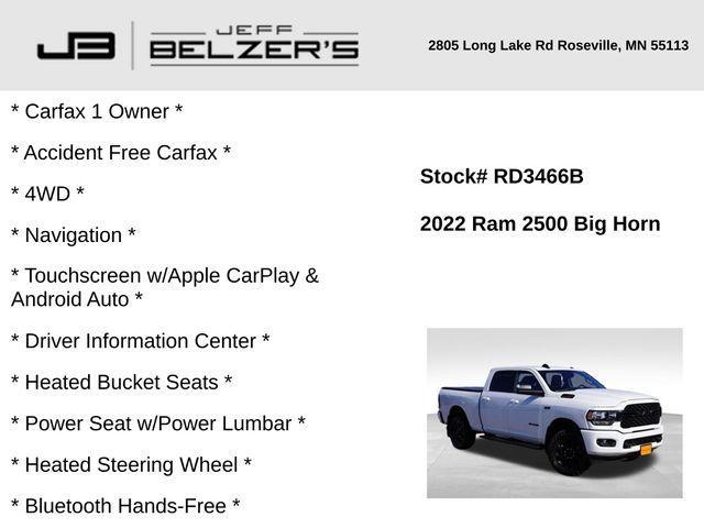 used 2022 Ram 2500 car, priced at $33,947