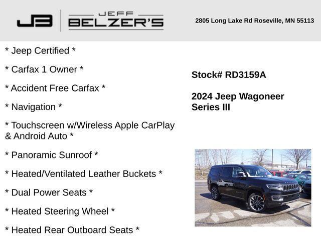used 2024 Jeep Wagoneer car, priced at $69,669