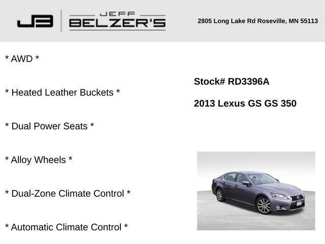 used 2013 Lexus GS 350 car, priced at $13,875